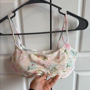 Abercrombie Floral Print Bikini Top
